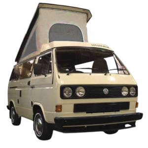 Toile de T25 Westfalia 80-5/84 à 3 fenêtres BEIGE qualité économique