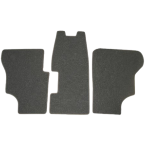 Tapis de cabine en moquette grise 3 pièces