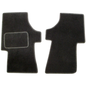 Set de 2 tapis avant noirs