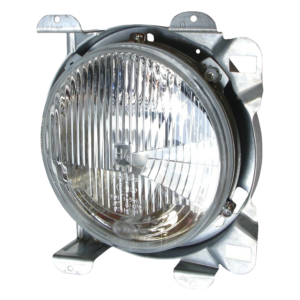 Phare avant halogène H4 gauche avec structure métallique