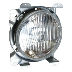 Phare avant halogène H4 droit avec structure métallique