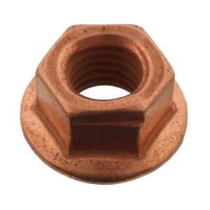 Ecrou d’échappement cuivre M8 clé en 12mm