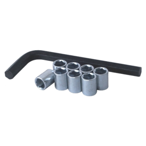 Set de 8 écrous 8mm à serrage clé Allen