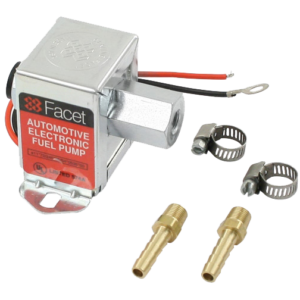 Pompe à essence électrique FACET 12 v  (livré avec 2 raccords)