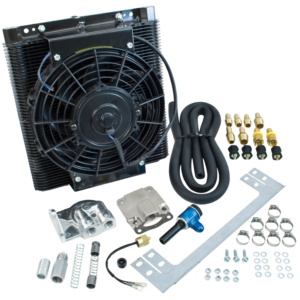Kit radiateur huile complet 96 plaques avec ventilateur