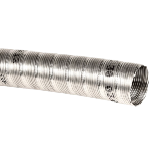 Gaine d'air aluminium diamètre 50mm (longueur 1m) semi-rigide