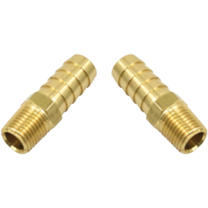 Set de 2 raccords droits 1/4’’ mâle (pr ppe huile 55104/55106)