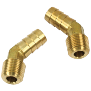 Set de 2 raccords coudés 30° 3/8’’ mâle