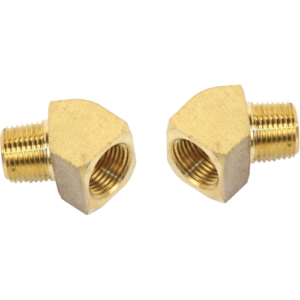 Set de 2 raccords coudés 45° 3/8’’ mâle x 3/8’’ femelle