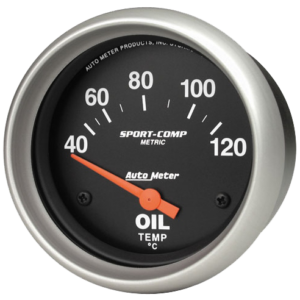 Manomètre de température d'huile «SPORT COMP» diam. 67mm  40-120°