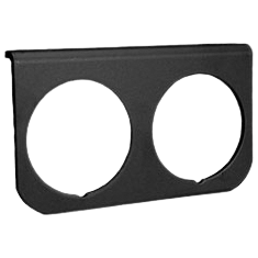 Support noir (sous tableau de bord) de manomètre diamètre 67mm 2 trous