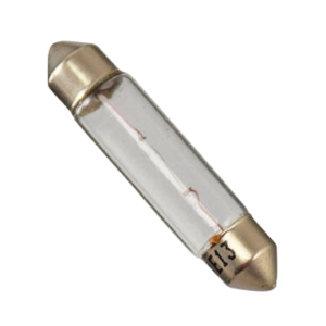 Ampoule 12v plafonnier 10w (longueur 43mm)