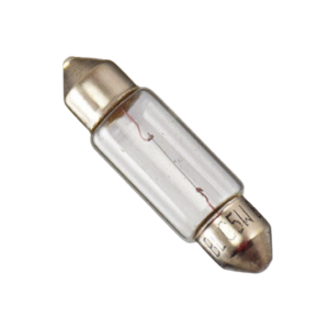 Ampoule 6v plafonnier 5w (longueur 38mm)