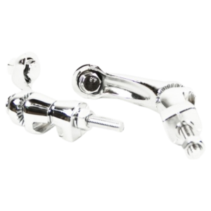 Set de 2 supports chromés pour phares additionnels