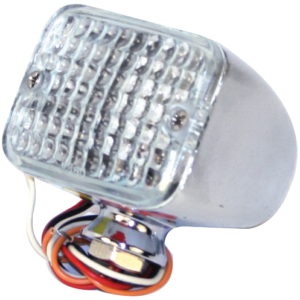 Mini feu à LEDS avec glace blanche avec 3 fonctions (position / freinage / clignotant)