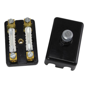 Boite à fusibles 2 fusibles universelle (cache vissé, livré avec fusibles)