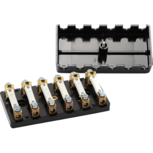 Boite à fusibles 6 fusibles universelle (cache vissé)