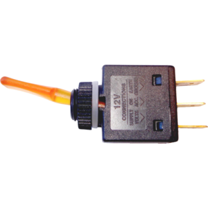 Interrupteur à bascule 2 positions illuminable (3 cosses)