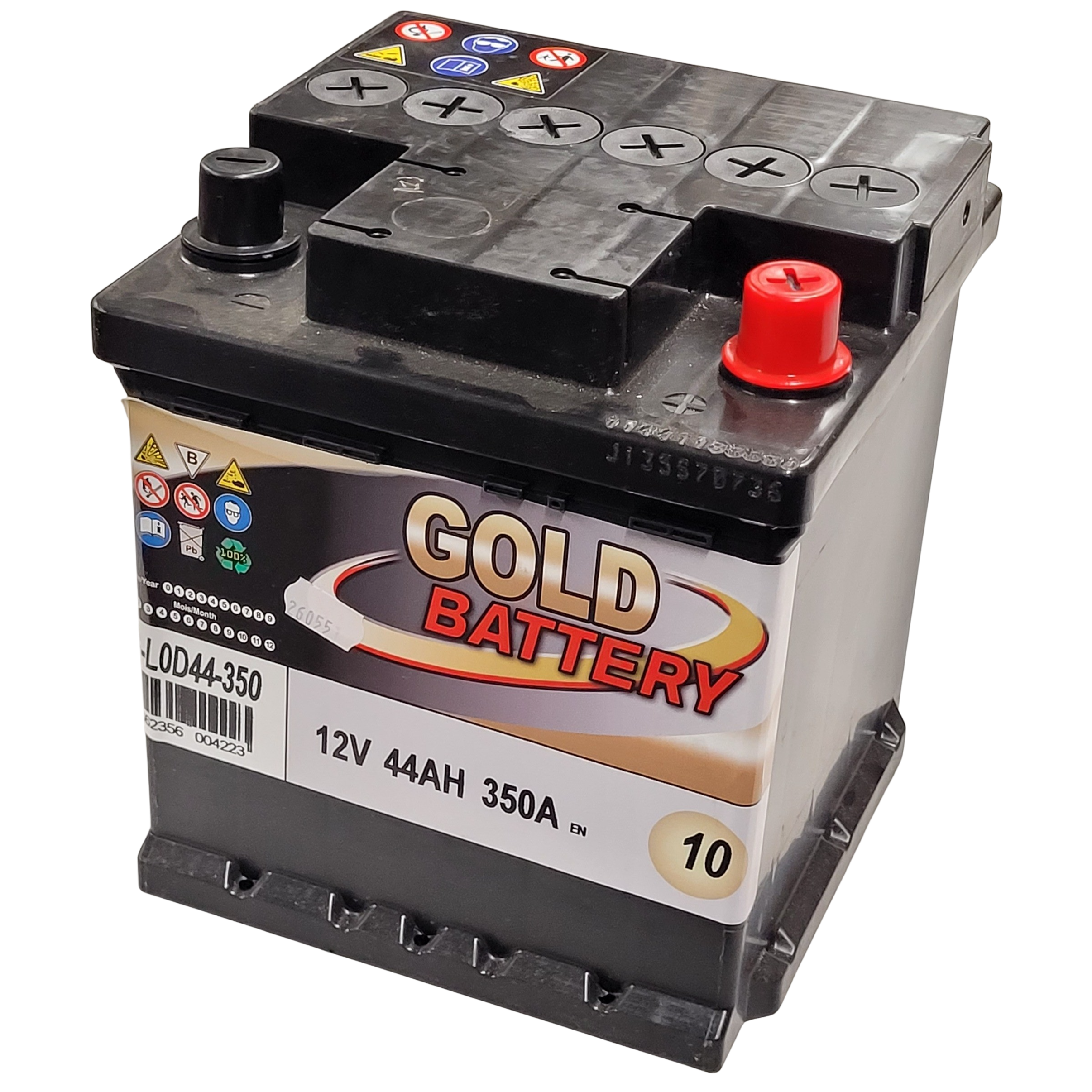 Batterie 12Volts noire "CARRE" 44Ah - 350A