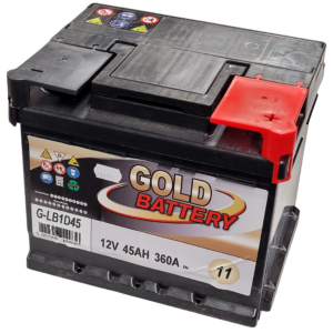 Batterie 12Volts noire "BASSE" 45Ah - 360A