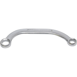Clé polygonale double en C à œil douze pans 11x13mm