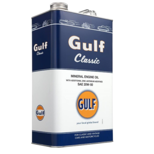 Huile minérale 20W50 GULF CLASSIC en bidon métal de 5L