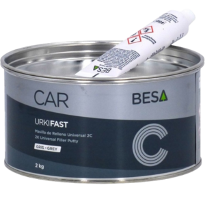 Mastic polyester souple avec durcisseur en pot de 2 kgs