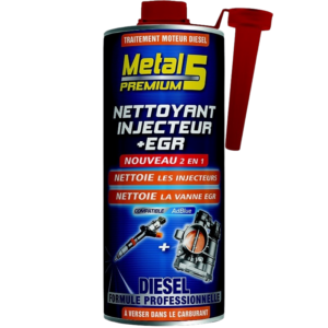 METAL 5 PREMIUM® Nettoyant Injecteur et Vanne EGR Diesel (1 litre)