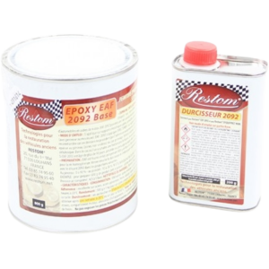 Peinture époxy anticorrosion noire à séchage à l'air RESTOM EAF 2092 (1 kg)