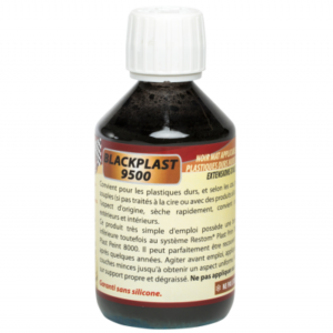 Noir à plastiques applicable au chiffon RESTOM®Blackplast 9500 (250ml)