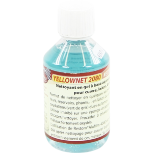Nettoyage des métaux Jaunes (cuivre, laiton, etc...) RESTOM®Yellownet 2080 (250ml)