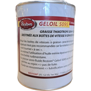 Graisse thixotrope semi-fluide haute pression pour boite de vitesse à graisse RESTOM®Geloil 5095 (1 litre)