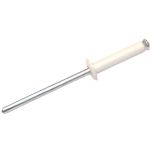 Rivet de plaque d'immatriculation BLANC