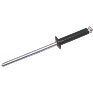 Rivet de plaque d'immatriculation NOIR