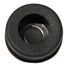 Passe-fil obturé à percer jusqu’à diam 6mm intérieur (diam ext 13mm pour trou de 10mm)