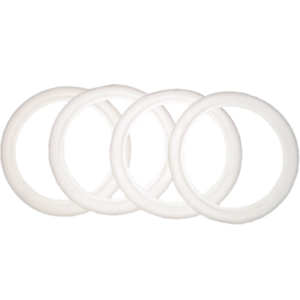 Jeu de 4 flancs blancs 15"