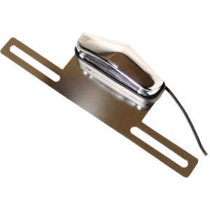 Éclairage de plaque chromé universel