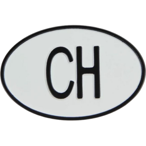 Plaque "CH"