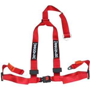 Harnais 3 points rouge homologué