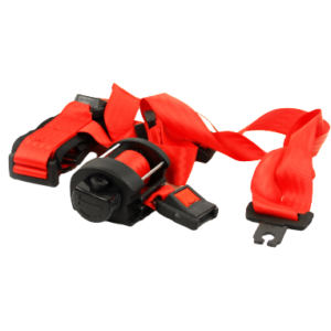 Harnais 3 points à enrouleur rouge homologué