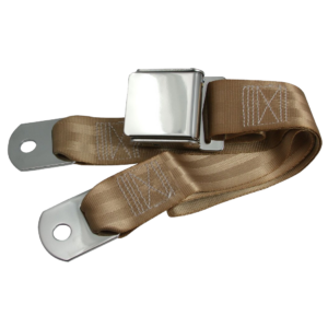 Ceinture style WOB 2 points gauche ou droite beige