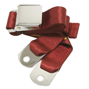 Ceinture style WOB 2 points gauche ou droite rouge