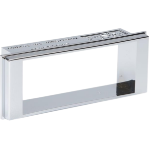 Centreur chromé pour montage autoradio Retrosound dans Dodge 1967-1969