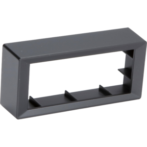 Centreur noir 108,46x49,34mm pour montage autoradio Retrosound