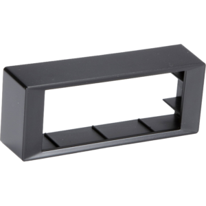 Centreur noir 114,70x44,93mm pour montage autoradio Retrosound