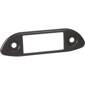 Facade noire pour autoradio Retrosound dans Porsche 356