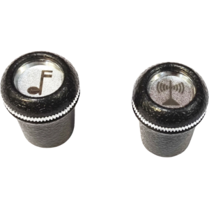 Set de 2 boutons de commande style AMC pour autoradio Retrosound