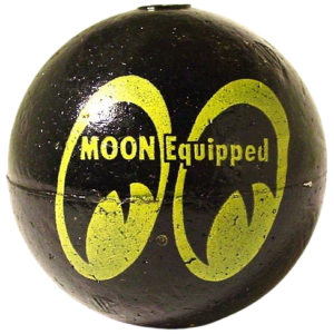 Boule d'antenne MOON noire à 2 yeux