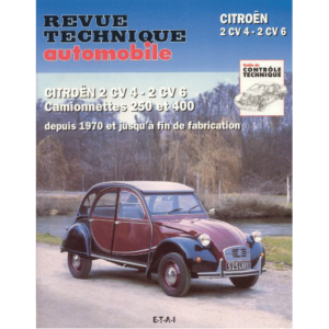 Revue technique automobile 2cv 4-6 APRES 1970