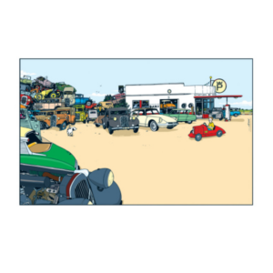 Affiche  "GARAGE DE LA PLAGE"  (50 x 70cm)
